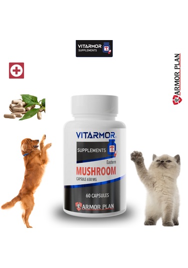 Vıtarmor Supplements Mushroom Kedi & Köpek Bağışıklık Sistemi Destekleyici