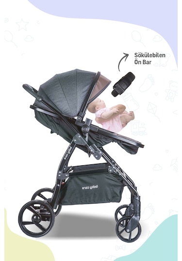 Bc 315 - Safari Pro Travel Sistem Bebek Arabası Siyah