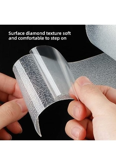 Teltree Araba Koruyucu Camurluk Sticker - Şeffaf Peva Malzeme, Kaymaz Önleyici Dokulu, 5cmx5m, 2 Adet, Kolay Kurulum