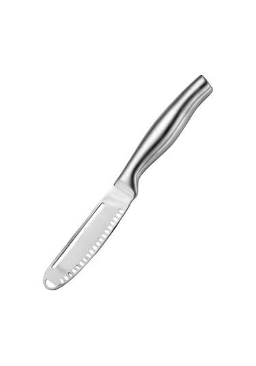 Mufunye Çelik Tereyağı Sürme Bıçağı - Jem, Krem Peynir, Peynir Kesme Ve Ekmek Sürme İşlevi - Dayanıklı 430 Paslanmaz Çelik - Modern Tasarım Diğer
