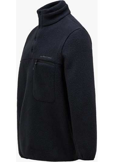 Peak Performance Fleece Snap T-neck Erkek Siyah Sweatshirt G78899010-10011 Siyah Peak Performance Fleece Snap T-neck Erkek Siyah Sweatshirt G78899010-10011 Siyah