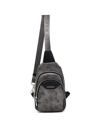 Silver Polo Kadın Bel Çanta 959 Gümüş