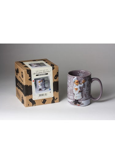 Forchino Biblolar-forchıno Mug Aşçı Ebat:12 8 Cm .