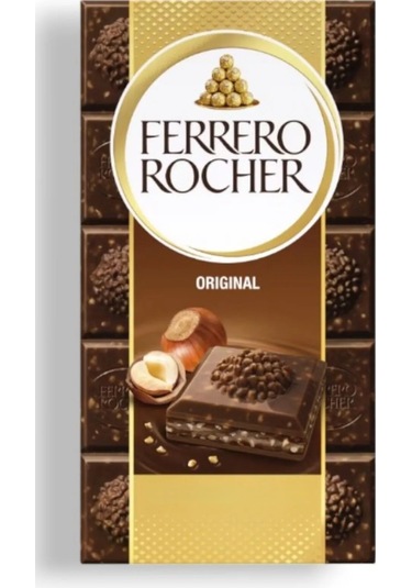 Ferrero Rocher Original Fındıklı Sütlü Çikolata 90 G