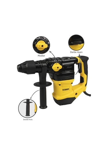 Rtrmax RTM2330 Elektropnömatik Sds Plus Kırıcı ve Delici 1500 W 5.5 Jul 32 mm