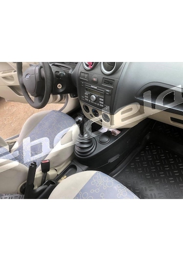 Havuzlu Paspas Ford Fıesta 2002-2008 Kasa Kokusuz Kaucuk Siyah 5D