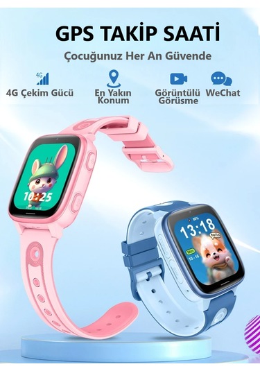 Wonlex CT23 Sim Kartlı 4g Video Görüşme Gps Akıllı Saat