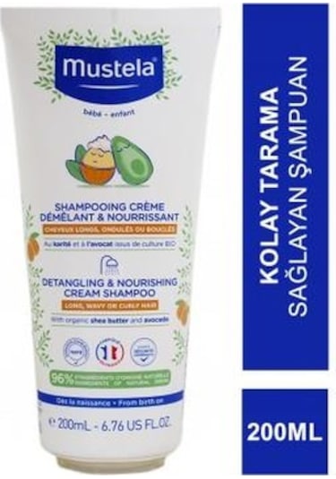 Mustela Detangling Nourishing Cream Kolay Tarama Şampuan 200 ML