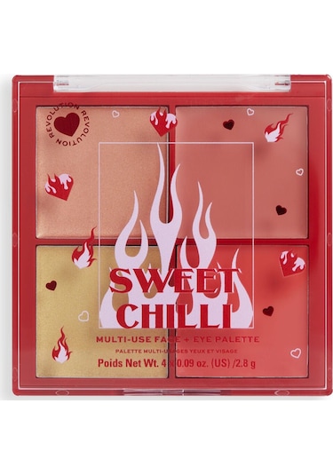 I Heart Revolution Sweet Chilli Cream Blush & Highlight Quad
