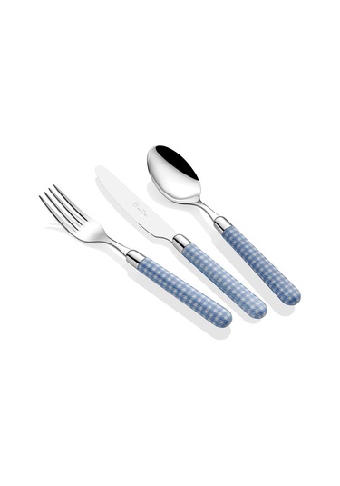 Rivadossi Naif 36 Parça Çatal Bıçak Kaşık Takımı Mavi