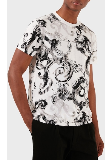 Versace Jeans Couture Erkek T Shirt 76gah6s0 Js287 003 Beyaz Versace Jeans Couture Erkek T Shirt 76gah6s0 Js287 003 Beyaz