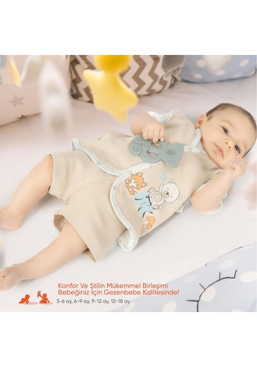 Gezenbebe Hero Bebek Yeleği Bej