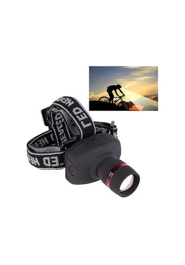 Ulzyvf Yakınlaştırılabilir Torch Siyah Mekan Led Lamba Işığı Feneri Far Far El Dış Başkanı 3w Hu Siyah