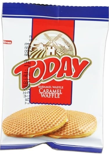 Today Caramel Waffle  22 Gr. 24 Adet (1 Kutu)