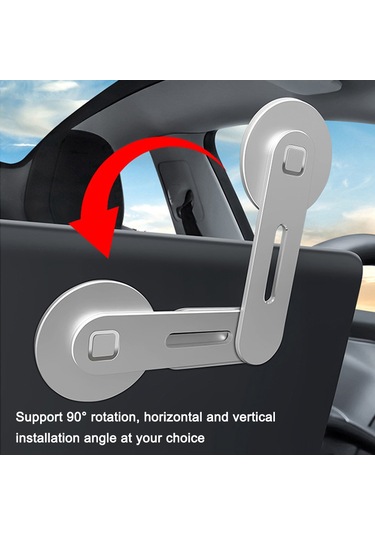 Wezone Mıknatıslı Araç İçi Telefon Tutucu - Alüminyum Alaşım, Mavi Renk Seçeneği