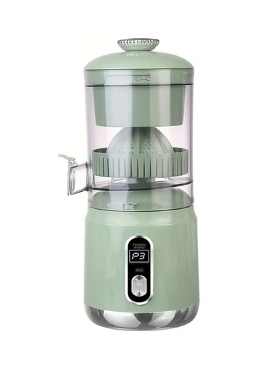 Fastbuy Sinuoshop Yeşil Usb Şarjlı Kablosuz Elektrikli Meyve Sıkacağı, Otomatik Kapaklı, Ev Kullanımı İçin Yeşil