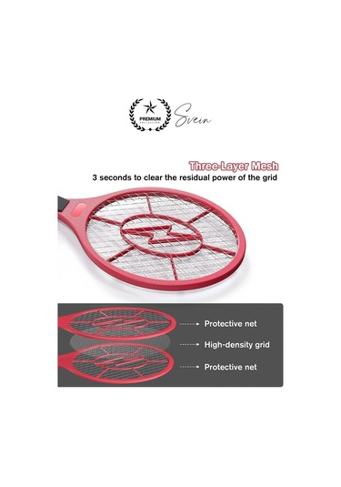 Şarjlı Elektrikli Sivrisinek Öldürücü Sinek Raketi Uv Işıklı Haşere Böcek Öldüren Sineklik Aleti