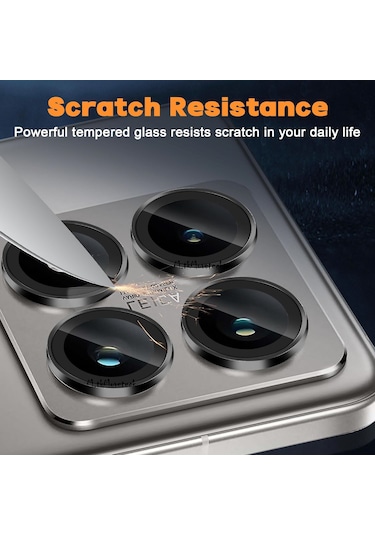 Xiaomi Mi 14t Pro Kamera Koruma Lens Koruyucu Temperli Cam Aparat