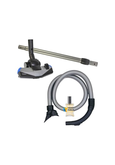 Philips Uyumlu Fc 9207 Marathon Süpürge Hortumu Triactive Emici Başlık Ve Borusu Kilit Sistemli