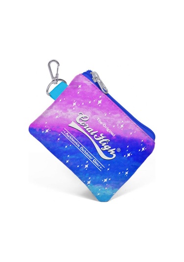 Coral High Pembe Mavi Degradeli Bozuk Para Çantası