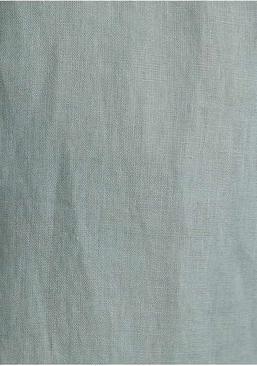 Mavi - Gri Keten Gömlek 0211466-70113 Yeşil