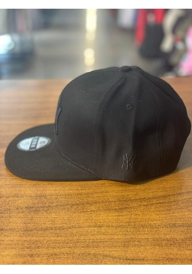 Ny Yankees Siyah Hiphop Snapback Rapper Basket Kanvas Cap Şapka