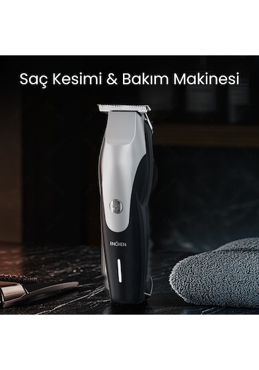 Enchen Humming Bird Siyah Hassas Kesim Şarjlı Saç Ve Tıraş Makinesi