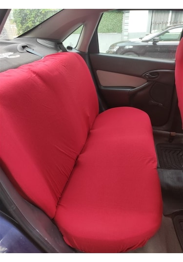 Üniversal Yazısız Kırmızı Oto Atlet Servis Kılıfı 4 Parça Ser-000