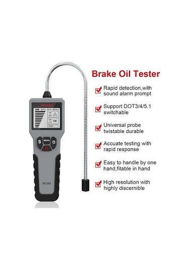 Moly Araba Fren Hidroliği Test Cihazı Xiaoguang Yawoa Bf200 Dijital Basınç Ölçer