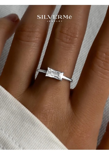 Sılverme 925 Ayar Gümüş Nişan Yüzüğü 203833993 Gümüş