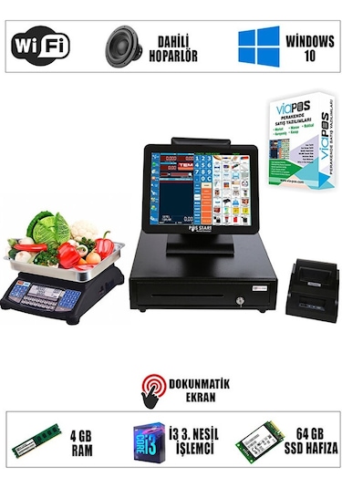 Pos Start Barkod Sistemi Elite Set Jj-6800a