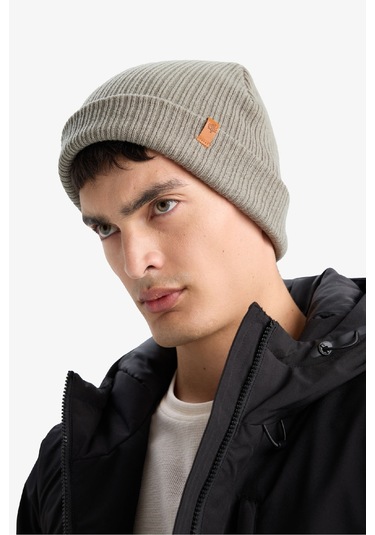 Defacto Erkek Pamuklu Bere R6055az25wntr19 Turkuaz