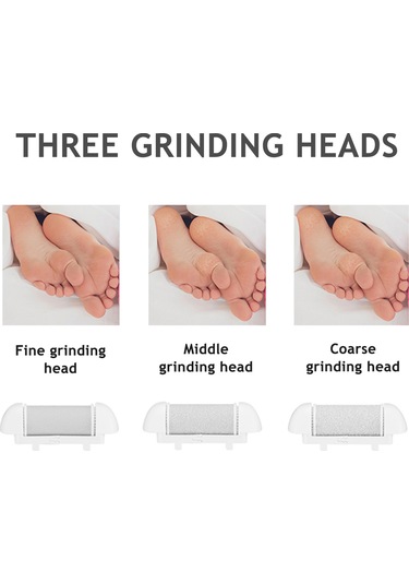 Moveevo Elektrikli Şarj Edilebilir Ayak Öğütücü Dijital Ekran Nasır Sökücü Ayak Pedikür Aletleri Seti Ölü Deriyi