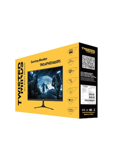 Twisted Minds TM24FHD180IPS 24" 0.5 MS 180 Hz DP HDR10 Full HD Fast IPS LED Monitör