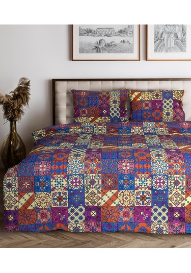 Cotton Collection Çift Kişilik Nevresim Seti Anadolu Renkli