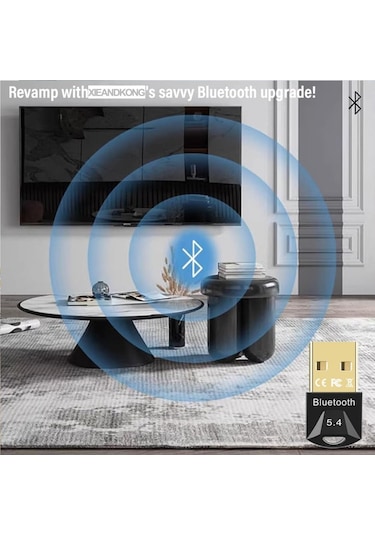 Primex Px-btu54, Bluetooth 5.4, Nano Usb Bluetooth 5.4 Adaptör,v5.4 Bluetooth Dongle Pc,notebook İçin, Windows 11/10/8.1/8/7