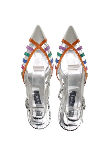 Kemal Tanca 856 5195 Kadın Stiletto Çok Renkli
