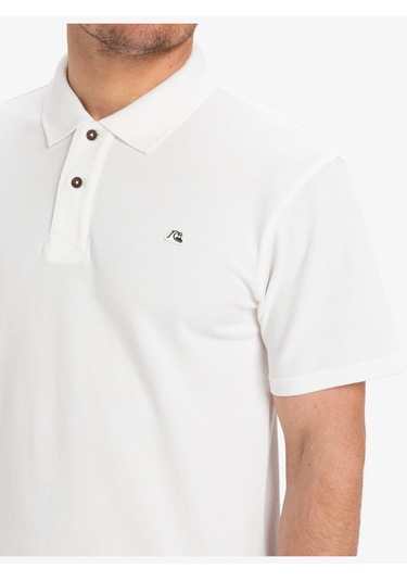 Quıksılver Snow Whıte Dna Polo Erkek Polo T-shırt Eqykt04362-wbk0 Beyaz
