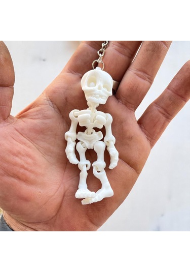 Dikiz Aynası Bilgisayar Kasa Süsü İskelet Anahtarlık