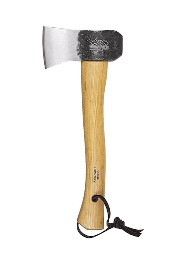 Prandı Yankee Tipi Kamp Baltası Hikori Ceviz Ağacı Saplı 33cm 500