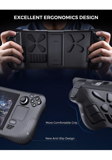 Steam Deck Katlanabilir Tutucu Standlı Koruyucu Kılıf