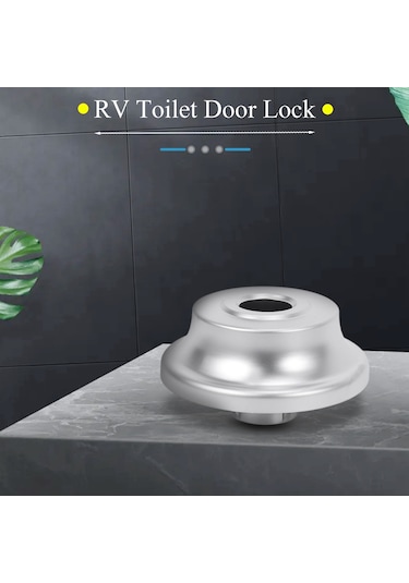Nayomiglow Rv Tuvalet Kapı Kilidi Banyo Kapı Kilidi Karavan Tekne Mandal Kolu Kilidi Rv Aksesuarları