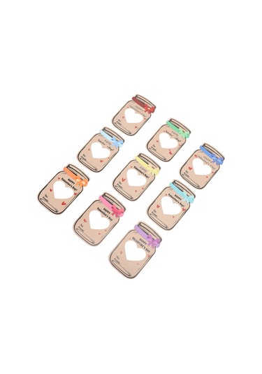 Geeroyoo Çocuklar İçin 30'lu Sevgililer Günü Kart Seti - Şeker Dolap Desenli 3d Dıy Hediyelik Kartlar, Sınıf Etkinlikleri Ve Parti Hediyeleri İçin Plastik Poşet Ve Çift Taraflı Bant İçerir