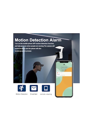 Xindoker Tuya Akıllı Bebek İzleme Kamerası: 1080p Hd, Gece Görüşlü, Wi-fi Bağlantılı, Sesli İletişim, Hareket Algılama 111 Karakter