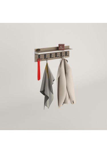 Kenzlife Elbise Askılığı Askılık Vettini Crd 20 070 12 Siyah 6 Adet Askı Portmanto Diğer