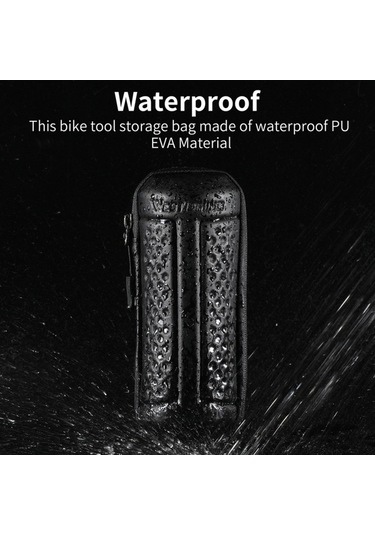 Willowhaven Bisiklet Alet Kavanozu, Sert Kabuklu Su Şişesi, Dağ Yolu Tamir Seti, Mat Siyah Su Şişesi Çantası Siyah