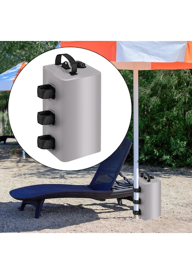 Dolıty Gölgelik Su Ağırlık Çantası Katlanır Bacak Gri-10-l 10 L Çok Renkli