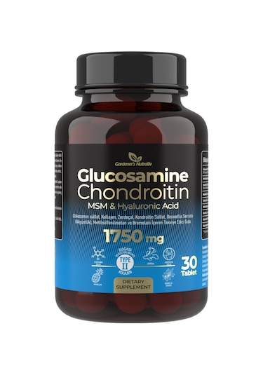 Gardener's Nutraliv Glukozamin Chondroitin Msm Hyaluronik Asit 30 Tablet