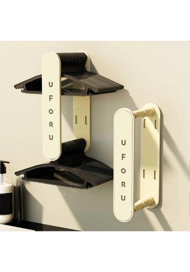 Ganzhoushop Çamaşır Kurutma Askısı Plastik Geri Çekilebilir Çamaşır Askısı Çamaşır Balkonu Çamurluk Yatak Odası Krem Beyazı Çok Renkli