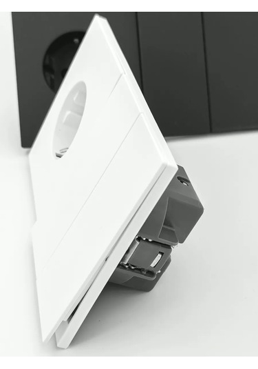 Tocterra Beyaz, Aydınlatmasız Anahtarlı Priz 450932260 582